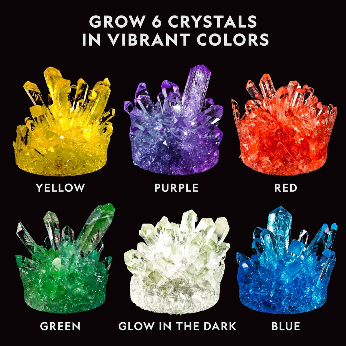 National Geographic Mega Crystal Growing Lab| Science set for Kids Ages 8+
