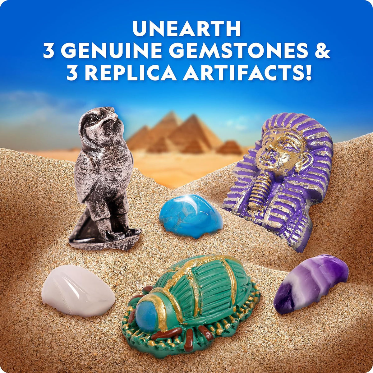 National Geographic Ancient Egypt Dig Kit | Science Educational toy set for Kids Ages 8+