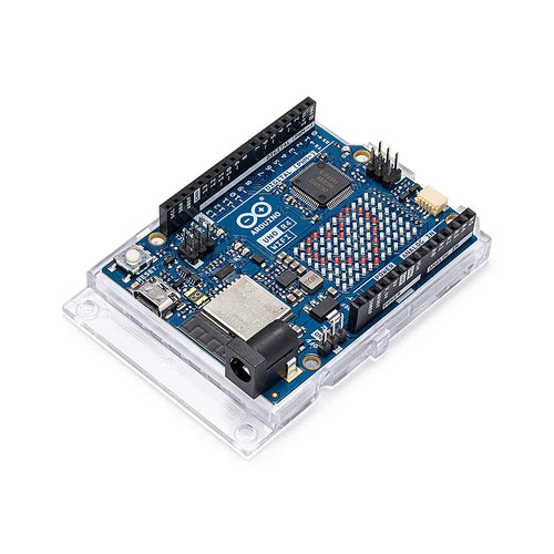 Arduino UNO R4 WiFi ABX00087 | مجموعة شاملة مع قوة معالجة معززة تدعم تقنية WiFi/Bluetooth