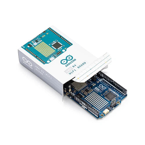 Arduino UNO R4 WiFi ABX00087 | مجموعة شاملة مع قوة معالجة معززة تدعم تقنية WiFi/Bluetooth