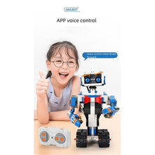 تحميل الصورة في عارض المعرض ، AIMUBOT - اللبنات الأساسية ، برنامج التطبيقات ، روبوت يتم التحكم فيه عن بُعد | مجموعة الهندسة / التكنولوجيا التي تشبه الليغو للأطفال من سن 8+
