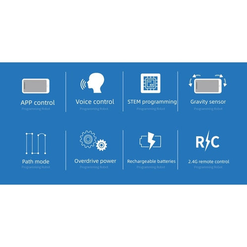 AIMUBOT - اللبنات الأساسية ، برنامج التطبيقات ، روبوت يتم التحكم فيه عن بُعد | مجموعة الهندسة / التكنولوجيا التي تشبه الليغو للأطفال من سن 8+