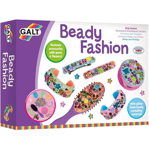 Beady Fashion, Decorate accessories wih gems and flowers | Art & Craft set Galt UK | Ages 6+