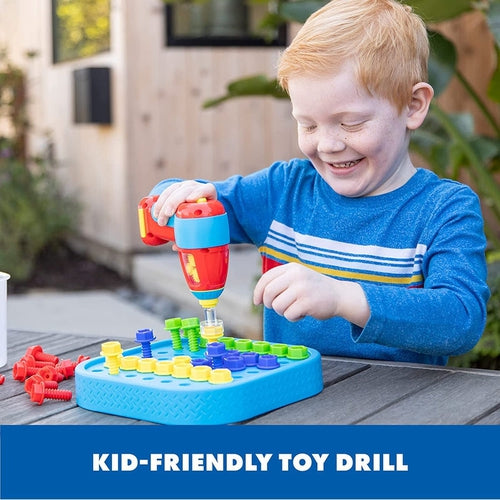 Bolt-It Bucket ™ - Design & Drill® | تم تعيين الإنشاءات بواسطة Education Insights US للأطفال من سن 3 سنوات فما فوق