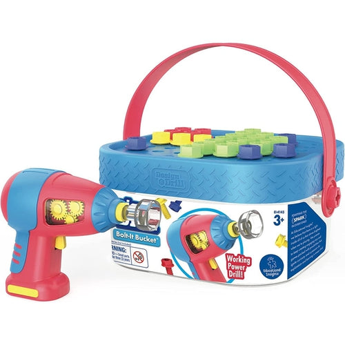 Bolt-It Bucket ™ - Design & Drill® | تم تعيين الإنشاءات بواسطة Education Insights US للأطفال من سن 3 سنوات فما فوق