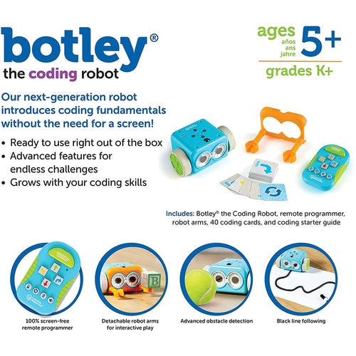 Botley the Coding Robot | 45 pieces Coding Robot by Learning Resources US | Age 5+