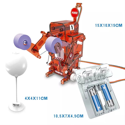 Boxing Fighter Robot | Learn principals of Mechanical Rotation  | DIY Technology / Engineering Set for Kids 8+