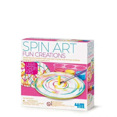 4M - Little Craft - Spin Art Fun Creation - 04769 | Art / Craft Kit for Kids Age 5+