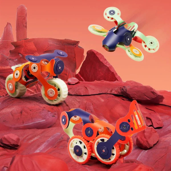 Clixo Mars Rovers Pack – 30 pcs Magnetic Building Set for kids Age 5+