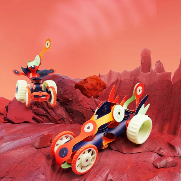 Clixo Mars Rovers Pack – 30 pcs Magnetic Building Set for kids Age 5+