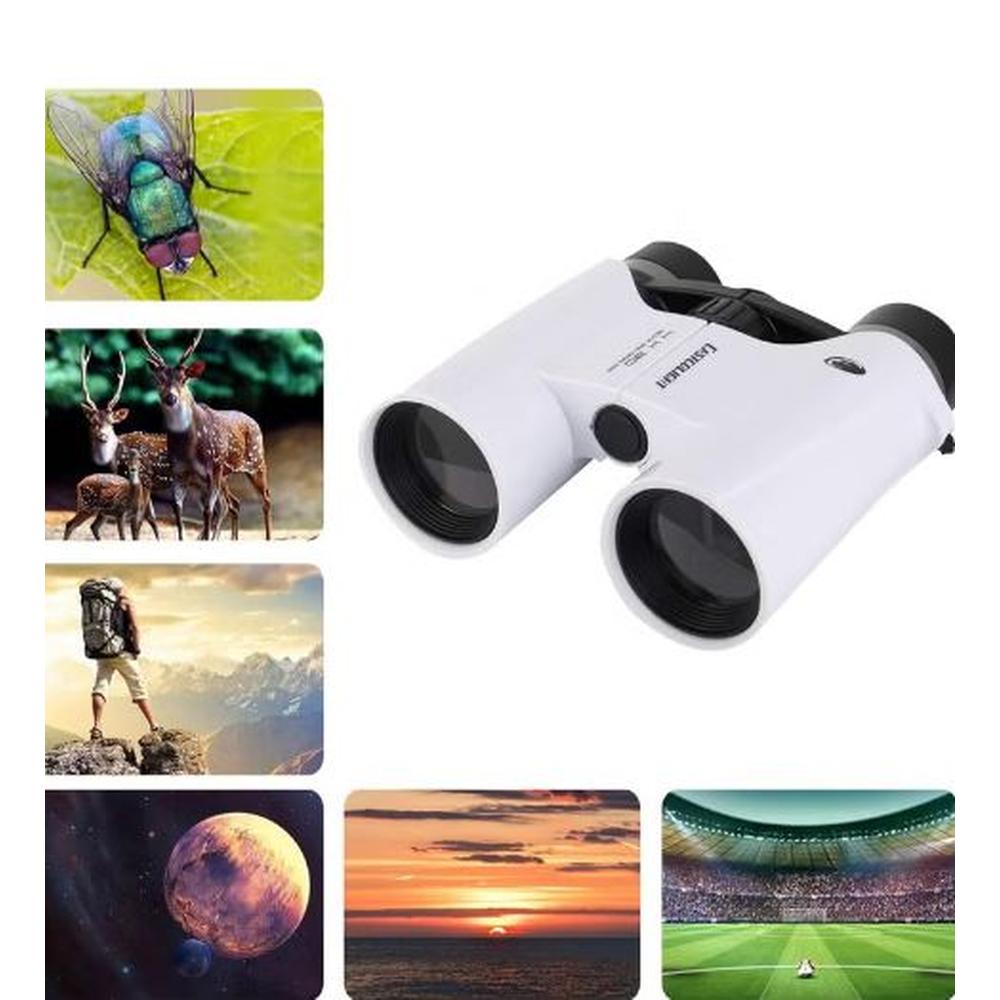 Power Binoculars (White) - Lens / Magnification 4 X 30 | Science Set by Eastcolight for Kids Ages 8+