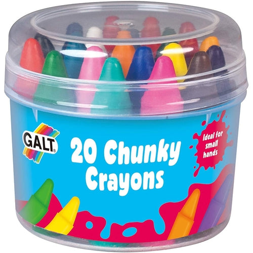 Chunky Crayons - 20 Pieces, Easy to Hold Crayons for Kids | by Galt UK | Ages 3+