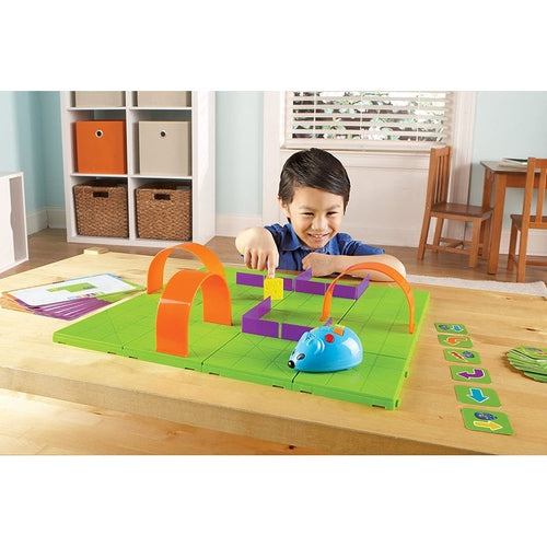 Code & Go Robot Mouse | 83 Pieces Coding Robot | Technology Set by Learning Resources US |  Age 4+