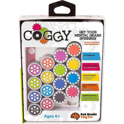 Coggy Logic  - Portable Mental Gears Spinning Kit | by Fat Brain US for Kids age 6+