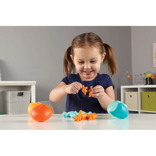 Counting Dino Sorters | Math Set of 60 Colored Dinosaurs by Learning Resources US | Age 3+