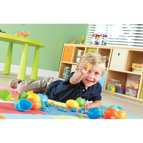 Counting Dino Sorters | Math Set of 60 Colored Dinosaurs by Learning Resources US | Age 3+