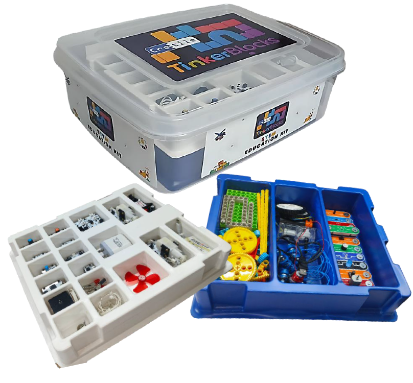 [PRE-ORDER] Cretile TinkerBlocks Kit | 75+ STEM Activities for Studenent Grade 1 to Grade 3
