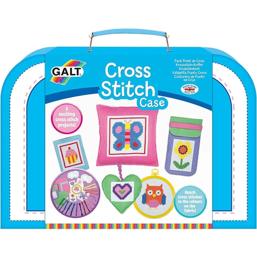 Cross Stitch Case | 5 exciting projects | Art & Craft set by Galt UK | Ages 7+