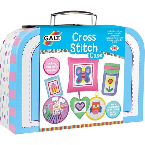 Cross Stitch Case | 5 exciting projects | Art & Craft set by Galt UK | Ages 7+