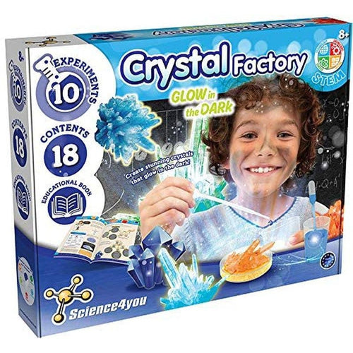 Crystal Factory - Glow In Th eDark - Educational Science kit, by Science 4 You