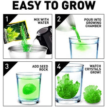 Load image into Gallery viewer, Crystal Growing Lab, Glow in The Dark | Multicolor by National Geographic | Age 8+
