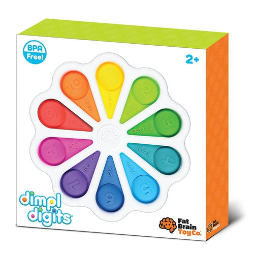 Dmpl Digits Number Fidget for Sensory Development by Fat Brain US for Kids age 2+