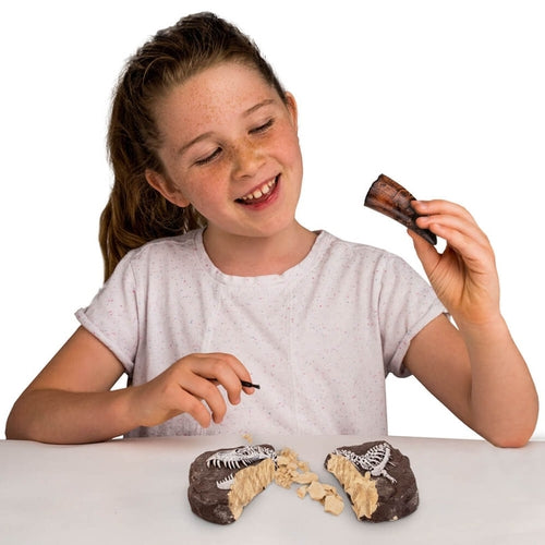 Dinosaur Dig KIT | Genuine Dinosaurs Fossils Science Set by National Geographic | Age 8+