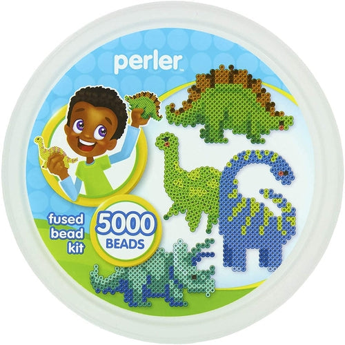 ڈایناسور - کرافٹ فیوز بیڈ بالٹی، 5004 پی سیز، کرافٹ سیٹ از پرلر یو ایس | عمر 6+