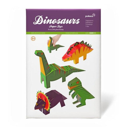 Dinosaurs - Paper Art Kit, by Pukaca PT | Age 6+