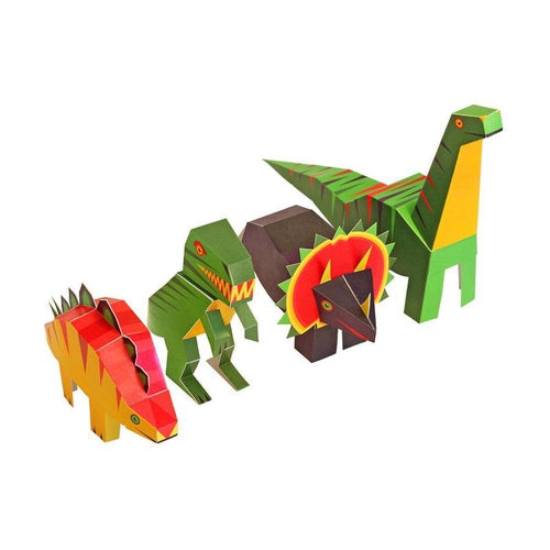 Dinosaurs - Paper Art Kit, by Pukaca PT | Age 6+