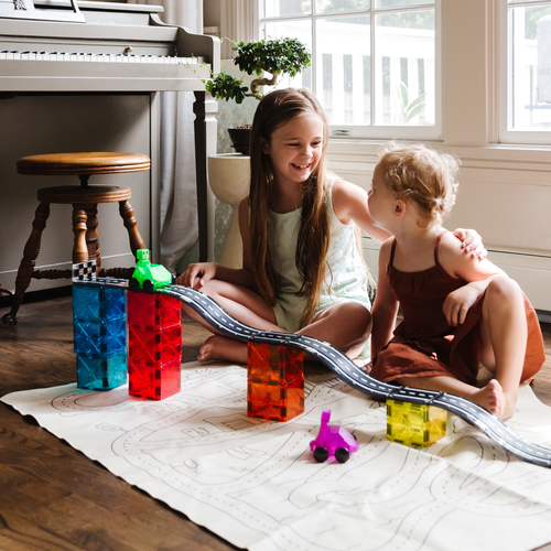 Magna-Tiles Downhill Duo 40-Piece Set - 23840 | Construction Set for Kids Age 3+