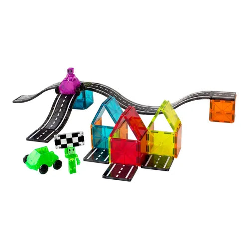Magna-Tiles Downhill Duo 40-Piece Set - 23840 | Construction Set for Kids Age 3+