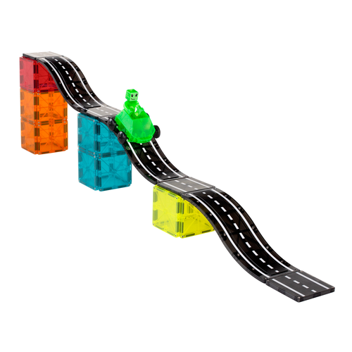 Magna-Tiles Downhill Duo 40-Piece Set - 23840 | Construction Set for Kids Age 3+
