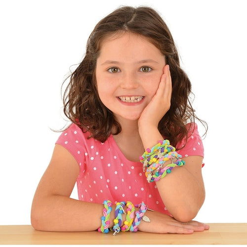 Easy Braids, Create 8 charm and beaded braids | Art & Craft set Galt UK | Ages 5+