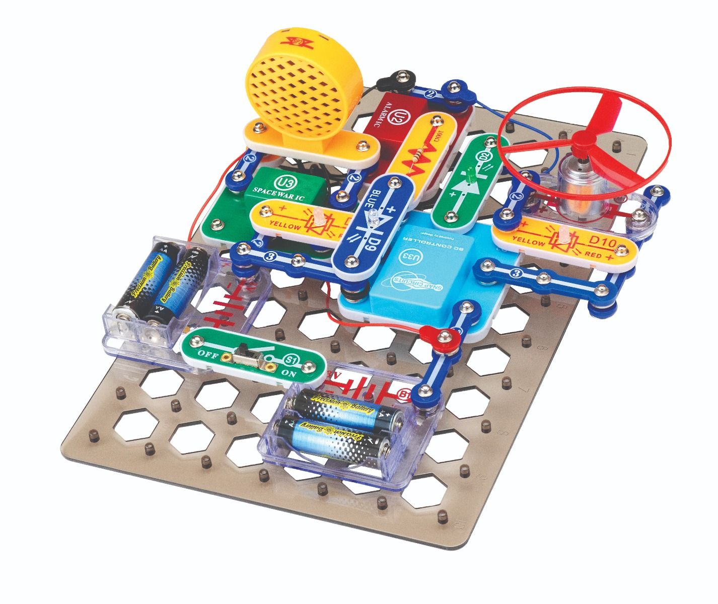 Elenco Snap Circuits® Discover Coding - Graphical/Blockly coding over Bluetooth | SCD303 educational set for future engineers Age 8+