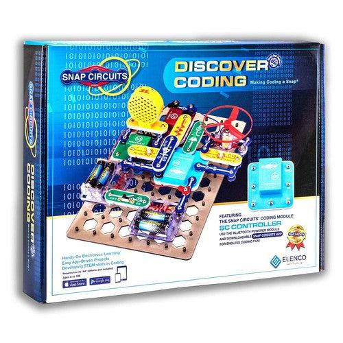 Elenco Snap Circuits® Discover Coding - Graphical/Blockly coding over Bluetooth | SCD303 educational set for future engineers Age 8+