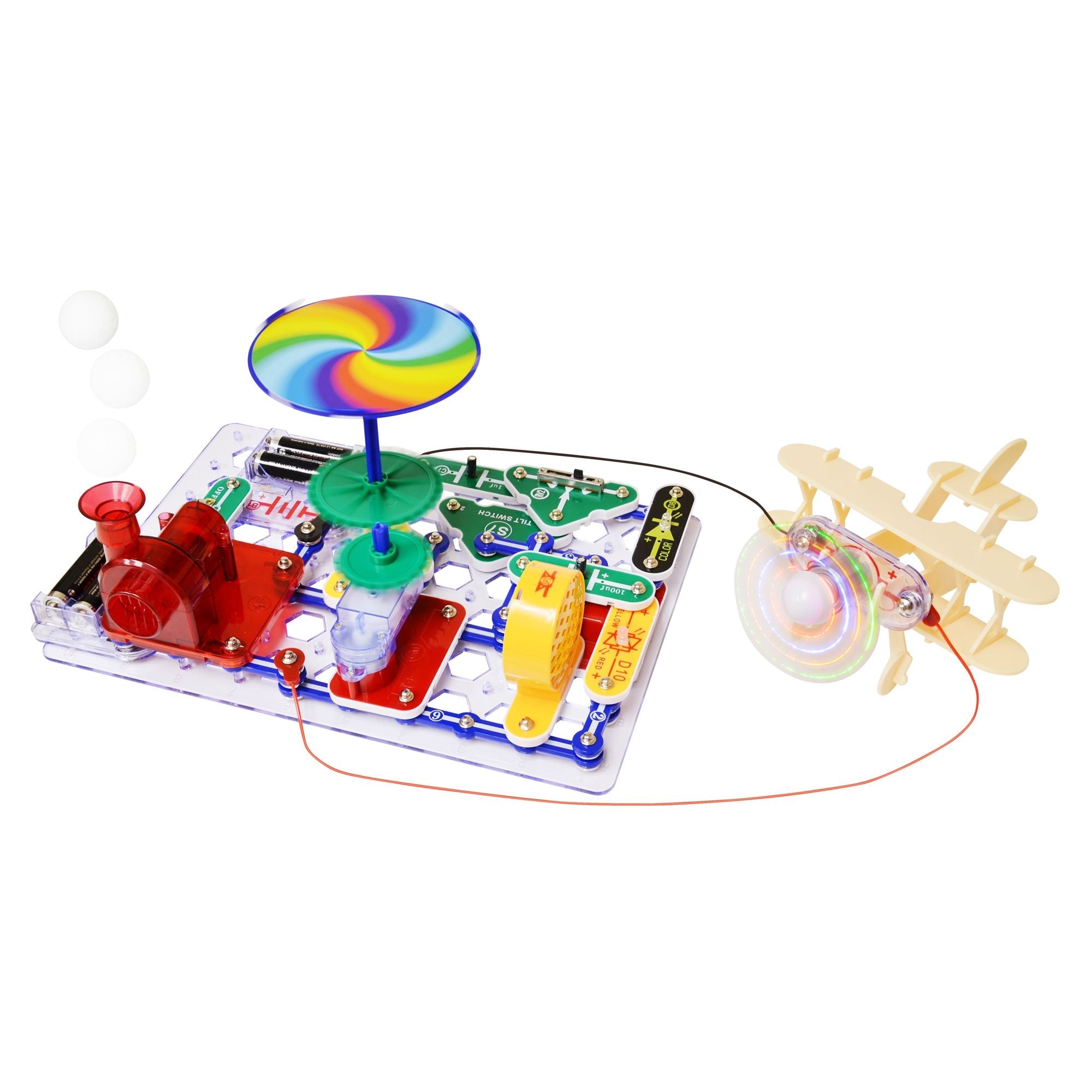 Elenco Snap Circuits® Motion - أكثر من 165 مشروعًا تركز جميعها على الحركة والفيزياء | لعبة SCM-165 التعليمية للأطفال من سن 8 سنوات فما فوق