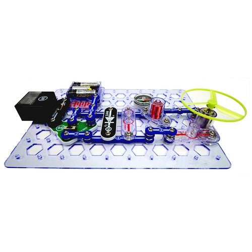 Elenco Snap Circuits® STEM - 85 مشروعًا عن المجال المغناطيسي والمفاتيح وكيفية عمل الكهرباء المنزلية | مجموعة SC-STEM1 التعليمية للأطفال من سن 8 سنوات فما فوق