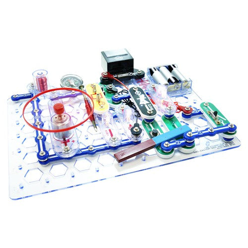 Elenco Snap Circuits® STEM - 85 مشروعًا عن المجال المغناطيسي والمفاتيح وكيفية عمل الكهرباء المنزلية | مجموعة SC-STEM1 التعليمية للأطفال من سن 8 سنوات فما فوق