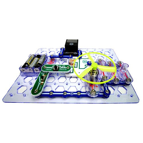Elenco Snap Circuits® STEM - 85 مشروعًا عن المجال المغناطيسي والمفاتيح وكيفية عمل الكهرباء المنزلية | مجموعة SC-STEM1 التعليمية للأطفال من سن 8 سنوات فما فوق