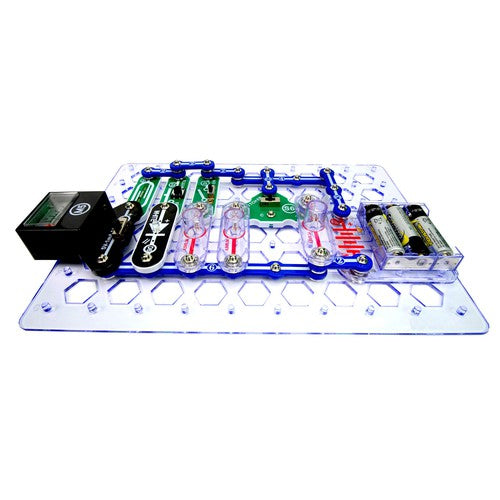 Elenco Snap Circuits® STEM - 85 مشروعًا عن المجال المغناطيسي والمفاتيح وكيفية عمل الكهرباء المنزلية | مجموعة SC-STEM1 التعليمية للأطفال من سن 8 سنوات فما فوق
