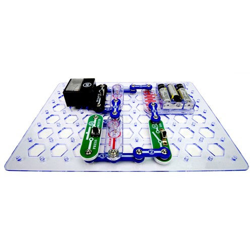 Elenco Snap Circuits® STEM - 85 مشروعًا عن المجال المغناطيسي والمفاتيح وكيفية عمل الكهرباء المنزلية | مجموعة SC-STEM1 التعليمية للأطفال من سن 8 سنوات فما فوق