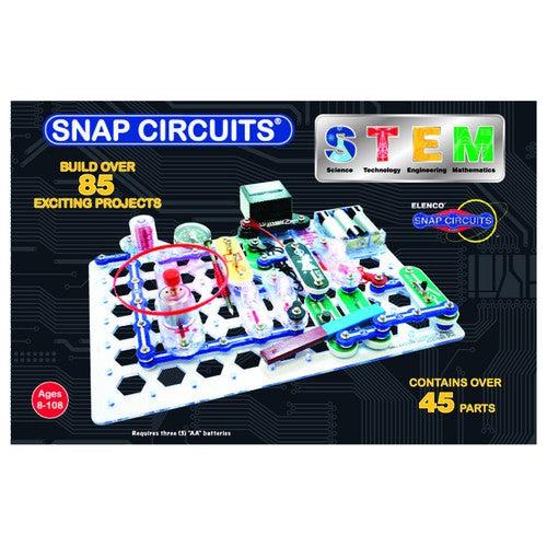 Elenco Snap Circuits® STEM - 85 مشروعًا عن المجال المغناطيسي والمفاتيح وكيفية عمل الكهرباء المنزلية | مجموعة SC-STEM1 التعليمية للأطفال من سن 8 سنوات فما فوق