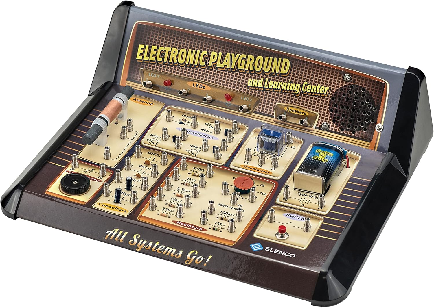 Elenco 60-in-1 Electronic Playground | EP-60 Educational Toy for kids Age 10+