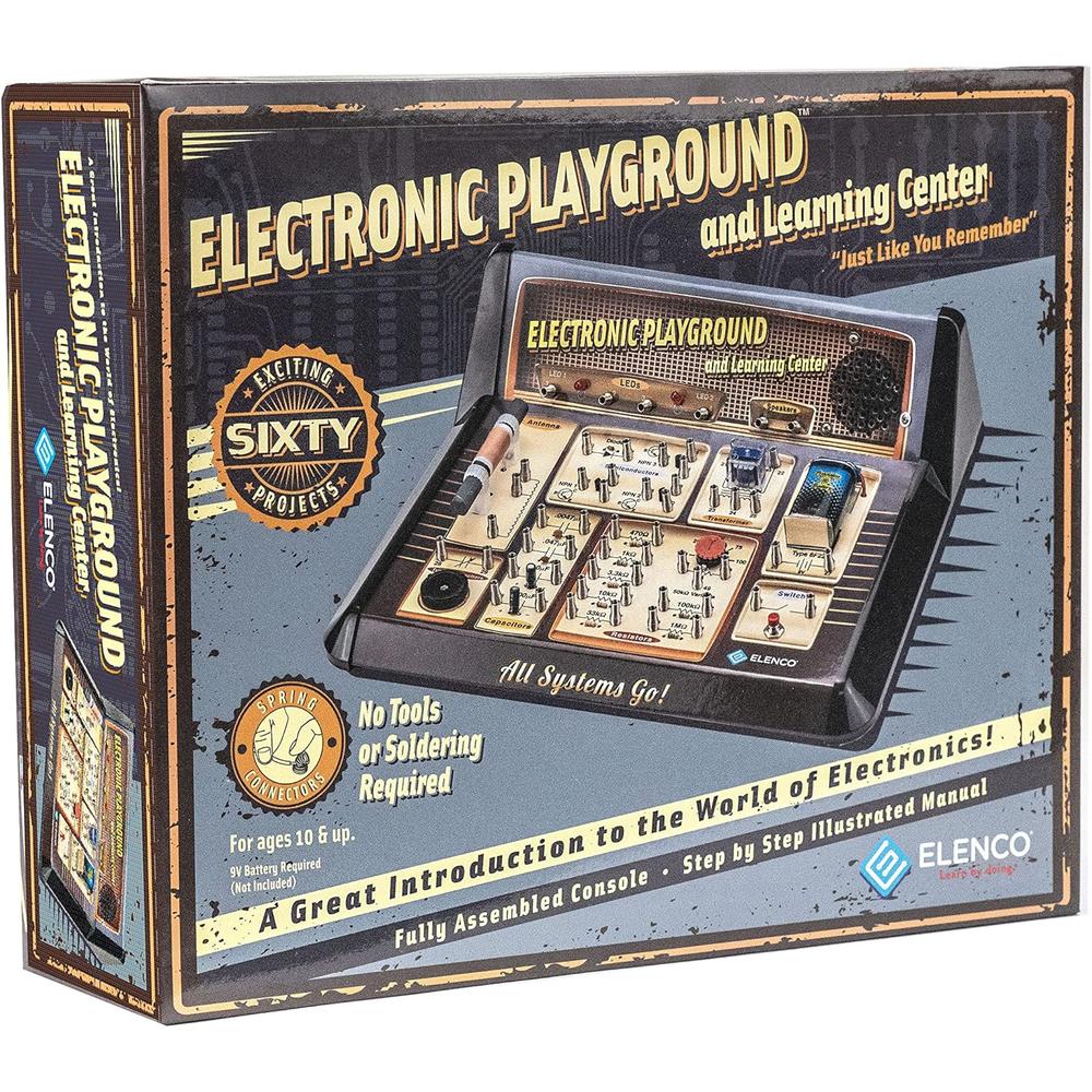Elenco 60-in-1 Electronic Playground | EP-60 Educational Toy for Kids Ages 10+