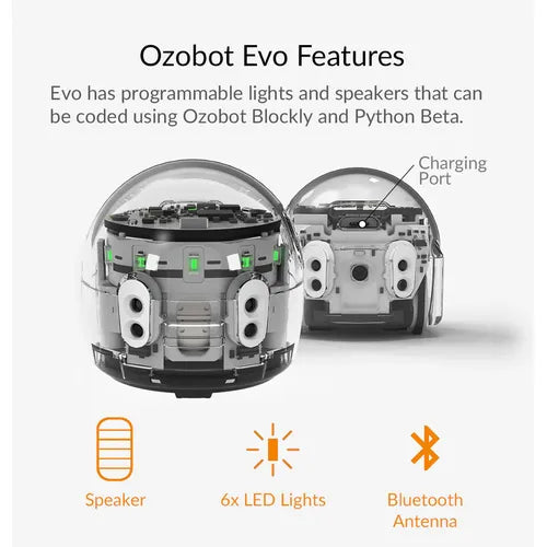 Ozobot Evo Entry Kit - 050110-01 | Robot Technology Toy Set for Kids Age 5+