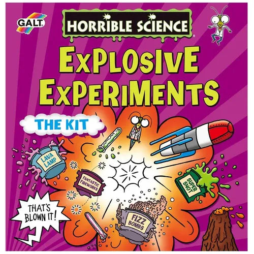Explosive Experiments | Horrible Science Kit by Galt UK for Kids Ages 8+