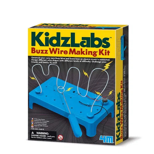 4M - KidzLabs - Buzz Wire Making Kit - 03232 | Brain Games / Electric Educatiobal Toy Set for Kids 8+