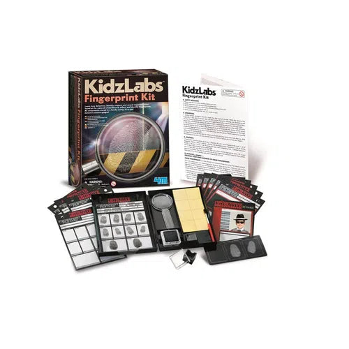 4M - KidzLabs - Detective Fingerprint Kit - 03248 | Finger Print Science Educational Set for Kids 8+