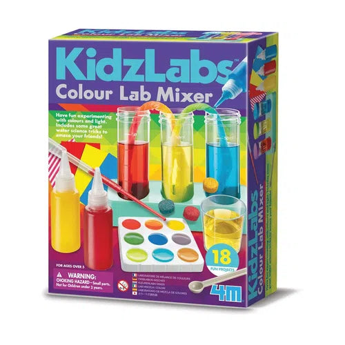 4M - KidzLabs - کلر لیب مکسر - 04919 | 5+ عمر کے بچوں کے لیے سائنس ایجوکیشنل سیٹ